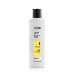Nioxin System 1 Cleanser Shampoo bottle for thinning hair