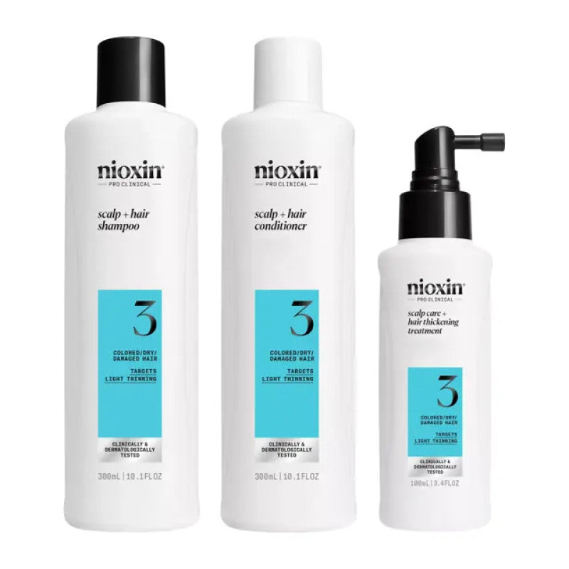 System 3 Hair Thickening Kit for Light Thinning & Color-Treated