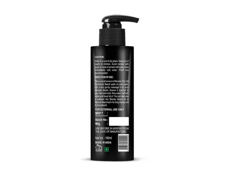 The Old Fashioned Premium Beard Wash for Normal to Dry Skin