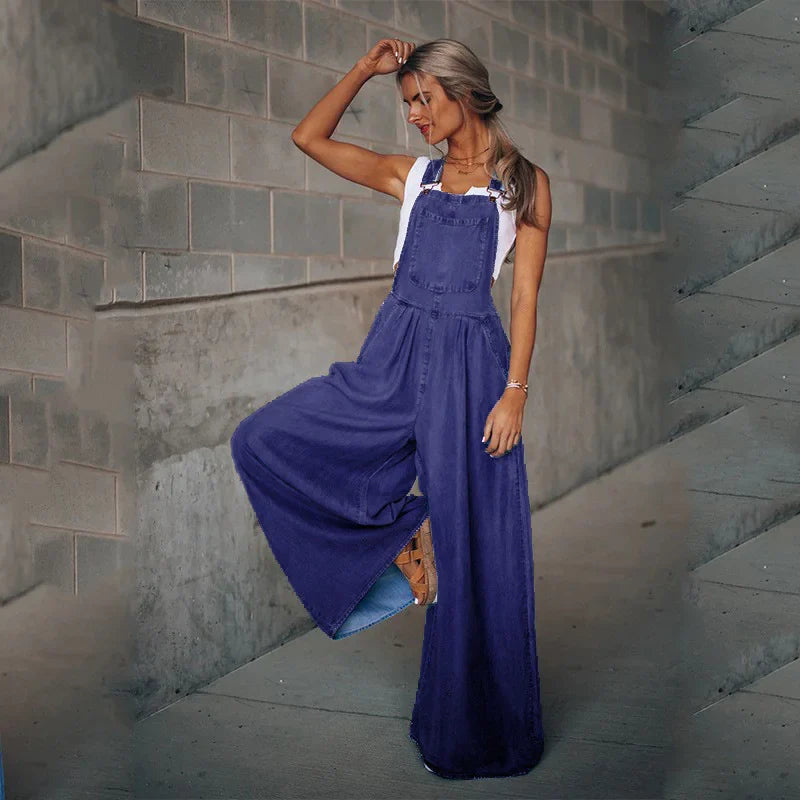 Denim Suspender Overalls