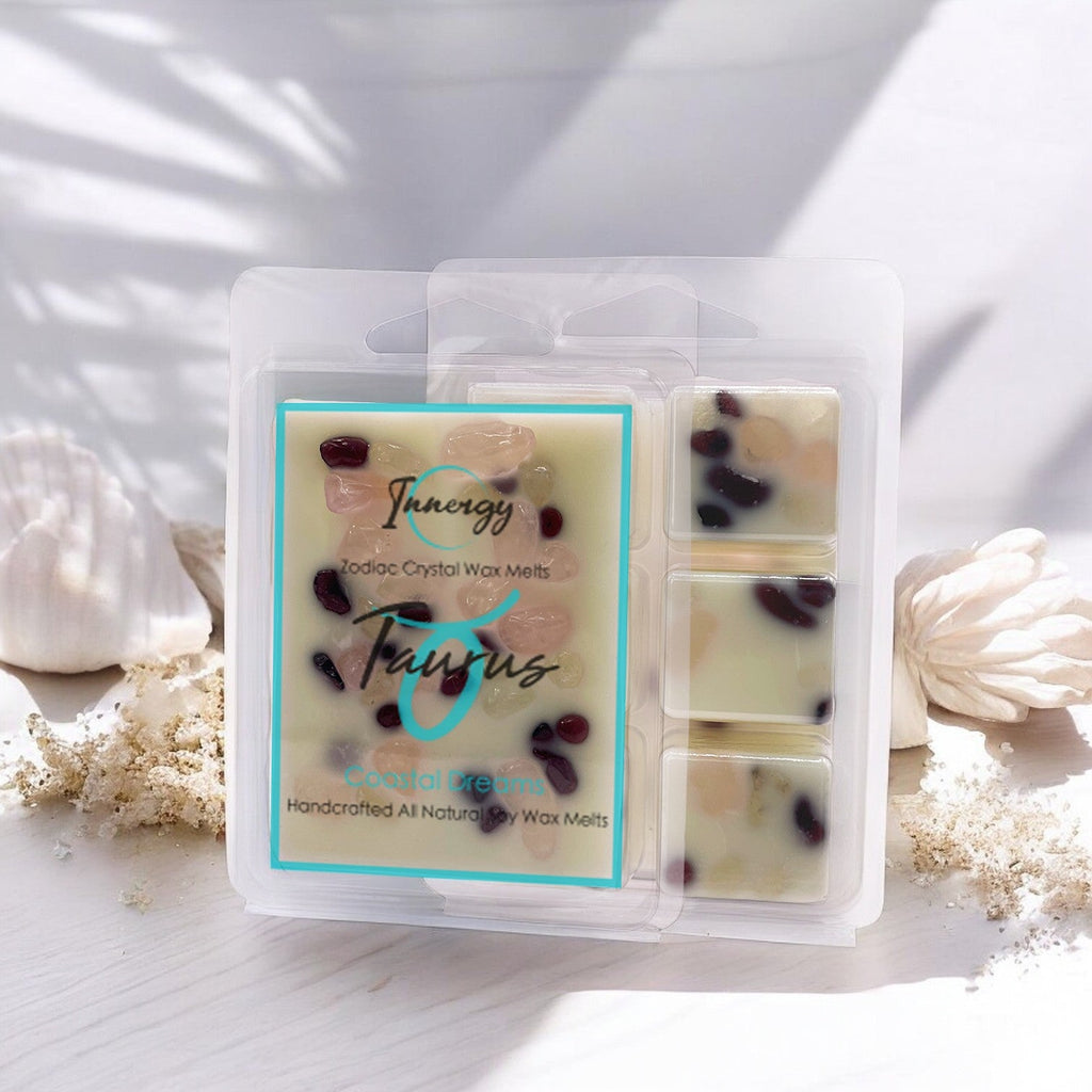 Taurus Zodiac Crystal-Enhanced Premium Coconut-Soy Wax Melts