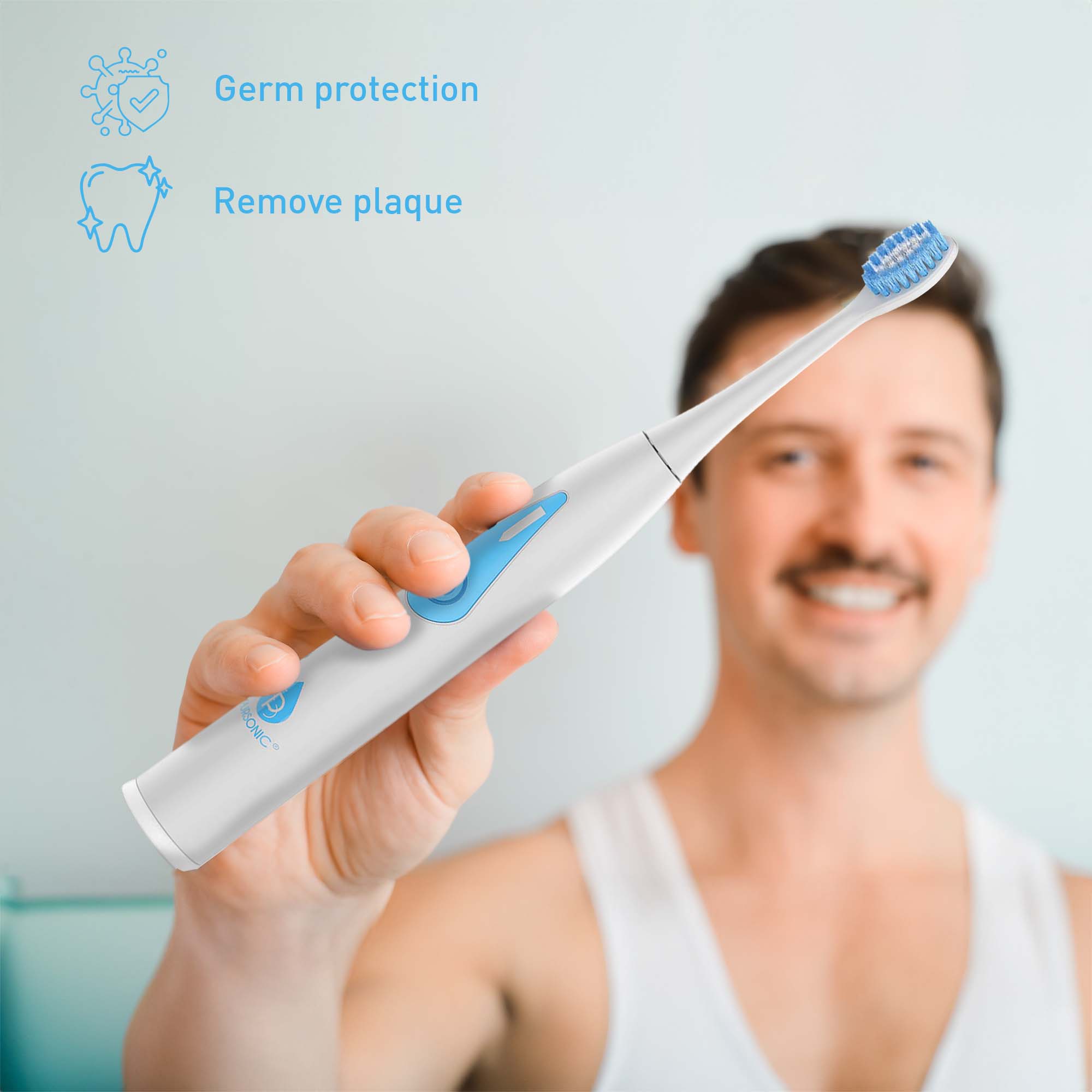 On-the-Go Travel Kit – Triple-Head Electric Toothbrush, Purtag Tracker, Portable Neck & Shoulder Massaging Wrap