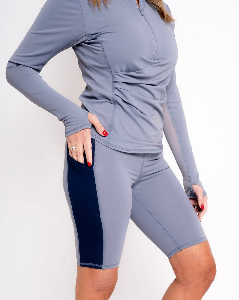 Leap In Swim & Bike Shorts - Escape