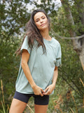 Andie Comfort Jersey Boyfriend Tee in a relaxed, loose fit for an effortless casual look.