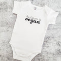 THE FUTURE IS VEGAN Short Sleeve Baby Bodysuit OR Toddler Tee