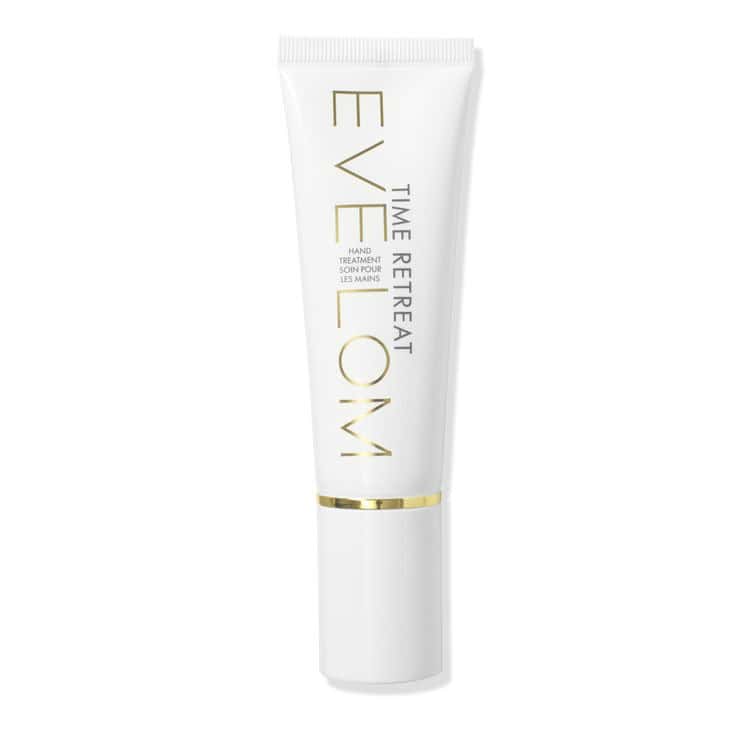 Eve Lom Time Retreat Hand Treatment in luxury white and gold packaging