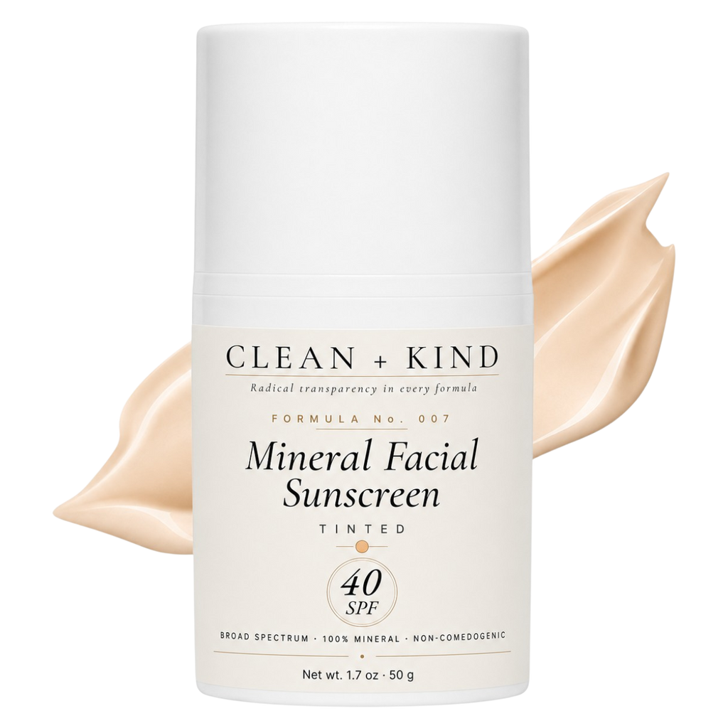 Untinted Mineral Face Sunscreen SPF 40 Hydrating Cream