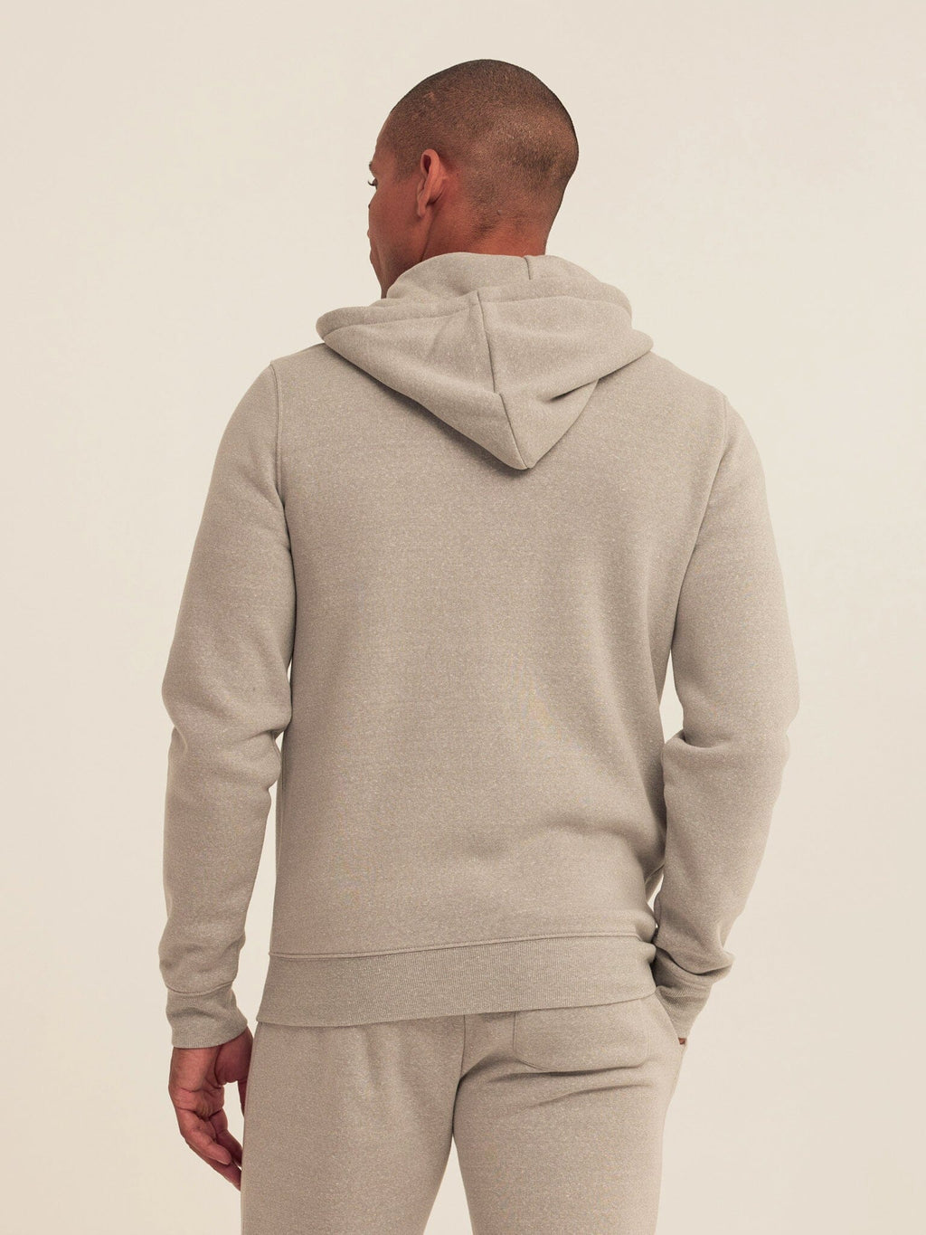 Men's Triblend Fleece Zip Hoodie – Lightweight Soft Layer
