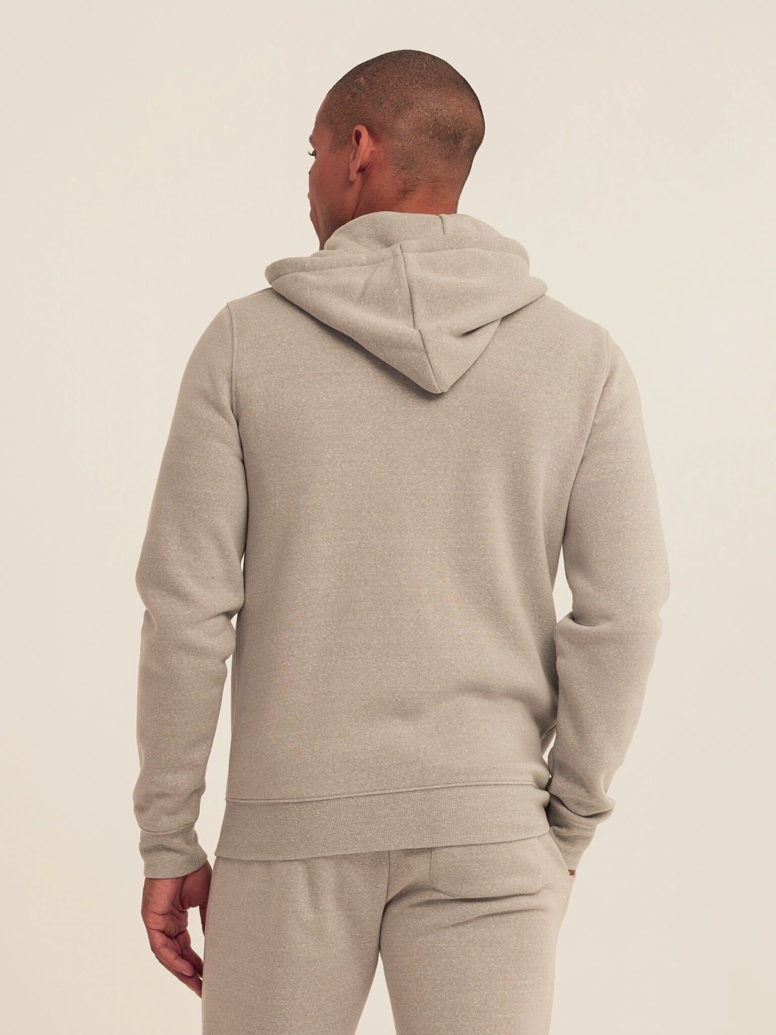 Men's Triblend Fleece Zip Hoodie – Lightweight Soft Layer