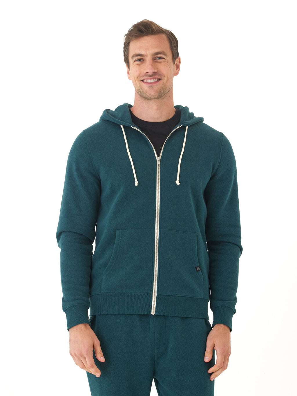 Men's Core Triblend Fleece Zip Hoodie – Athletic Knit Layer
