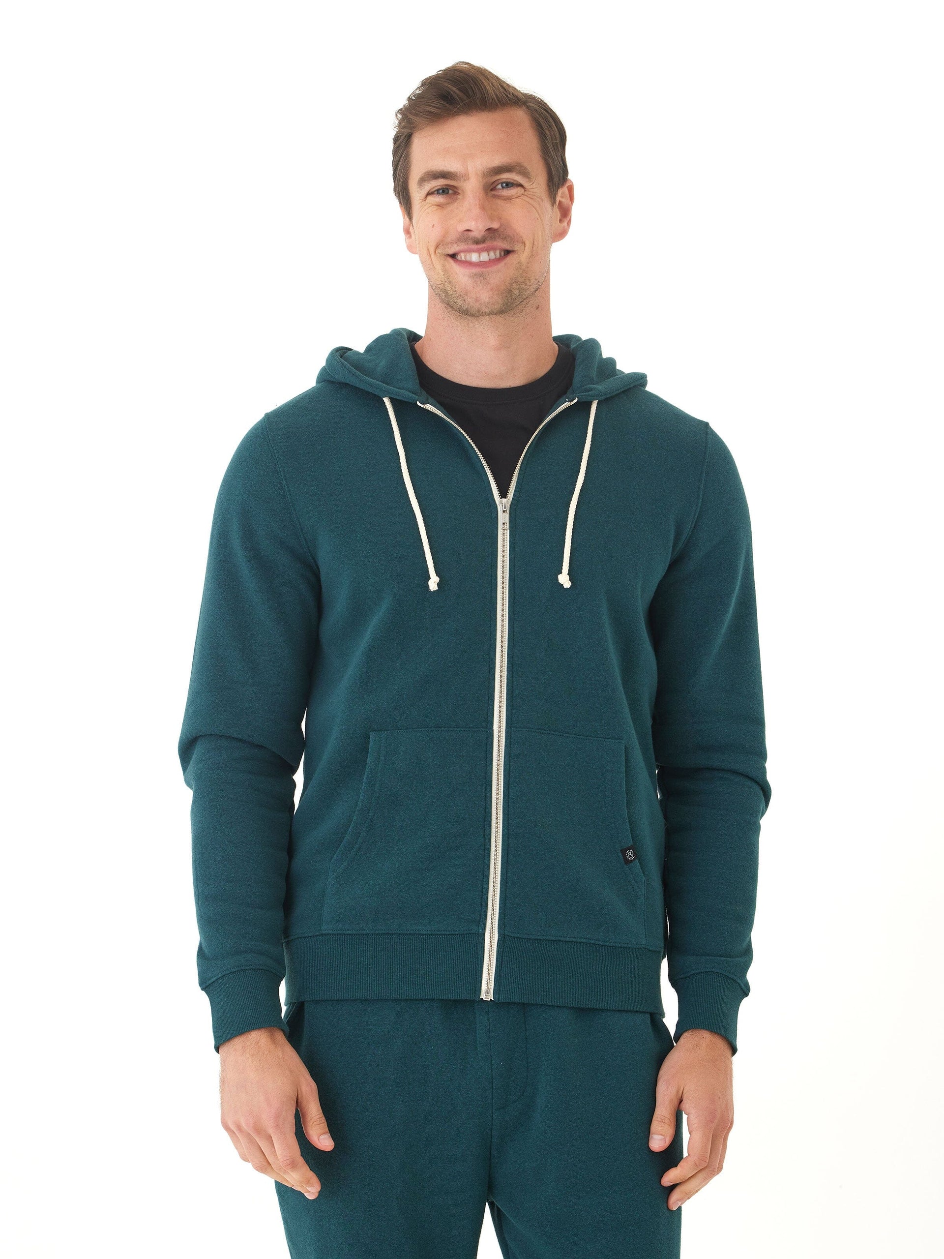Men's Core Triblend Fleece Zip Hoodie – Athletic Knit Layer