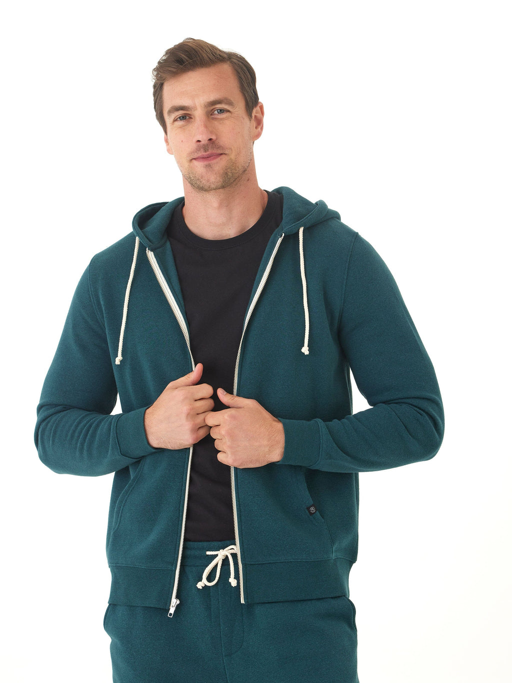 Men's Core Triblend Fleece Zip Hoodie – Athletic Knit Layer