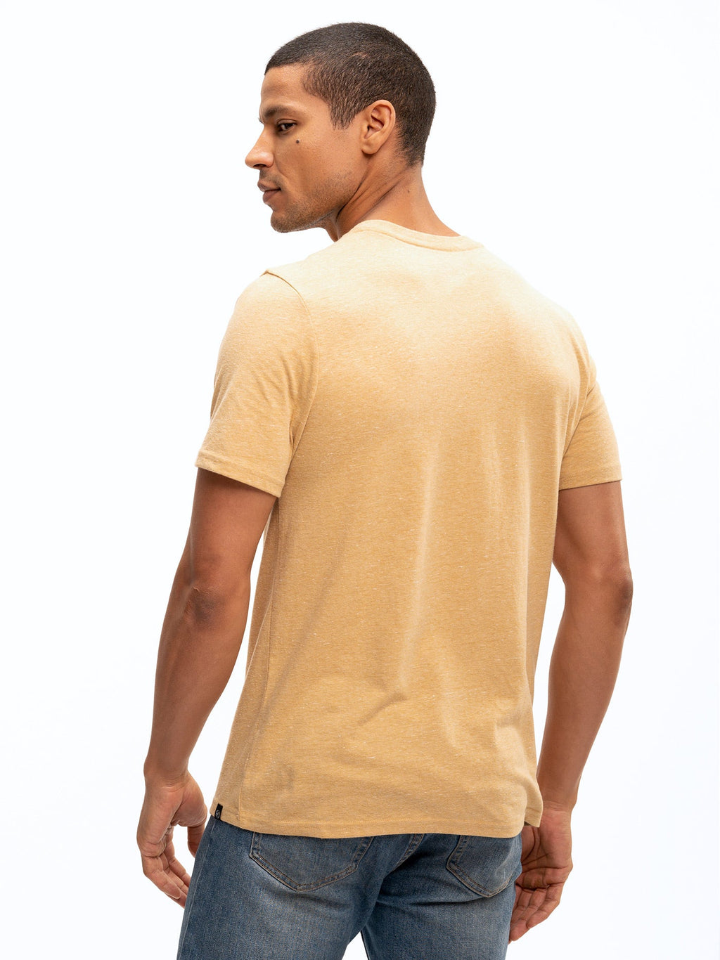 Men's Core Triblend Jersey V-Neck Tee Soft Knit
