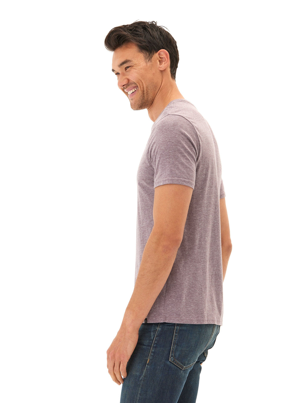 Men's Core Triblend Jersey V-Neck Tee: Soft Minimalist Basic