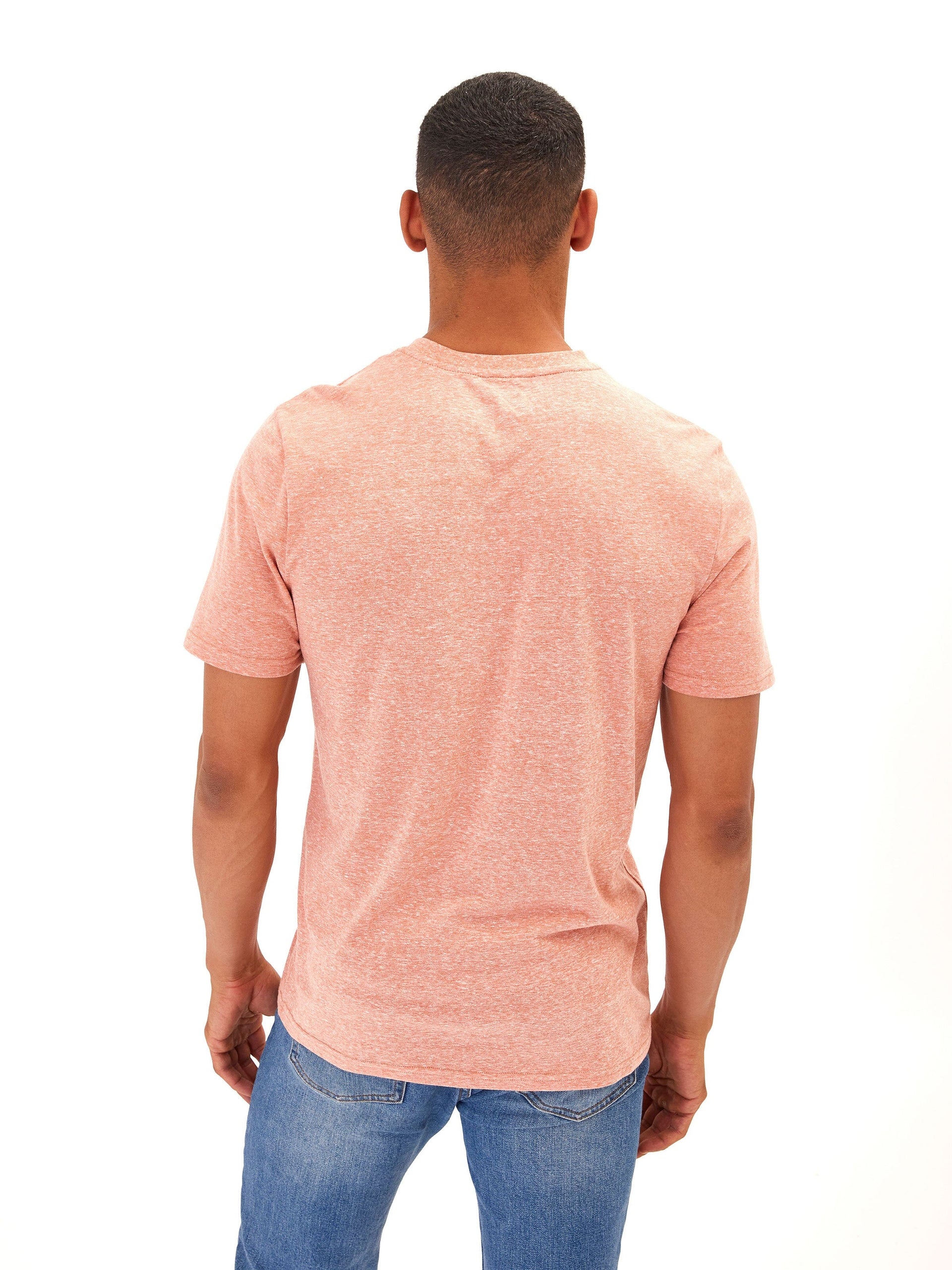 Men's Core Triblend V-Neck T-Shirt Lightweight Breathable Tee