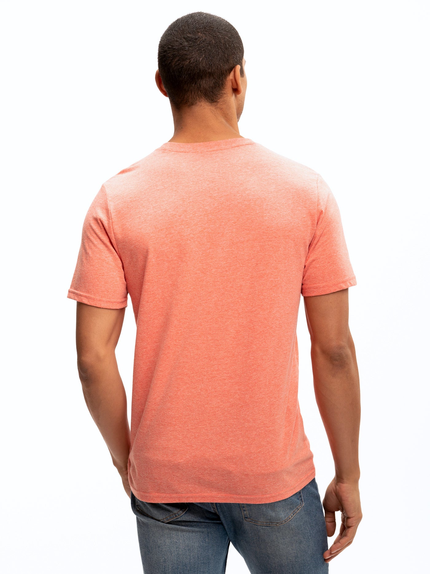 Men's Core Triblend Jersey V-Neck Tee - Ultra-Soft Everyday Basic