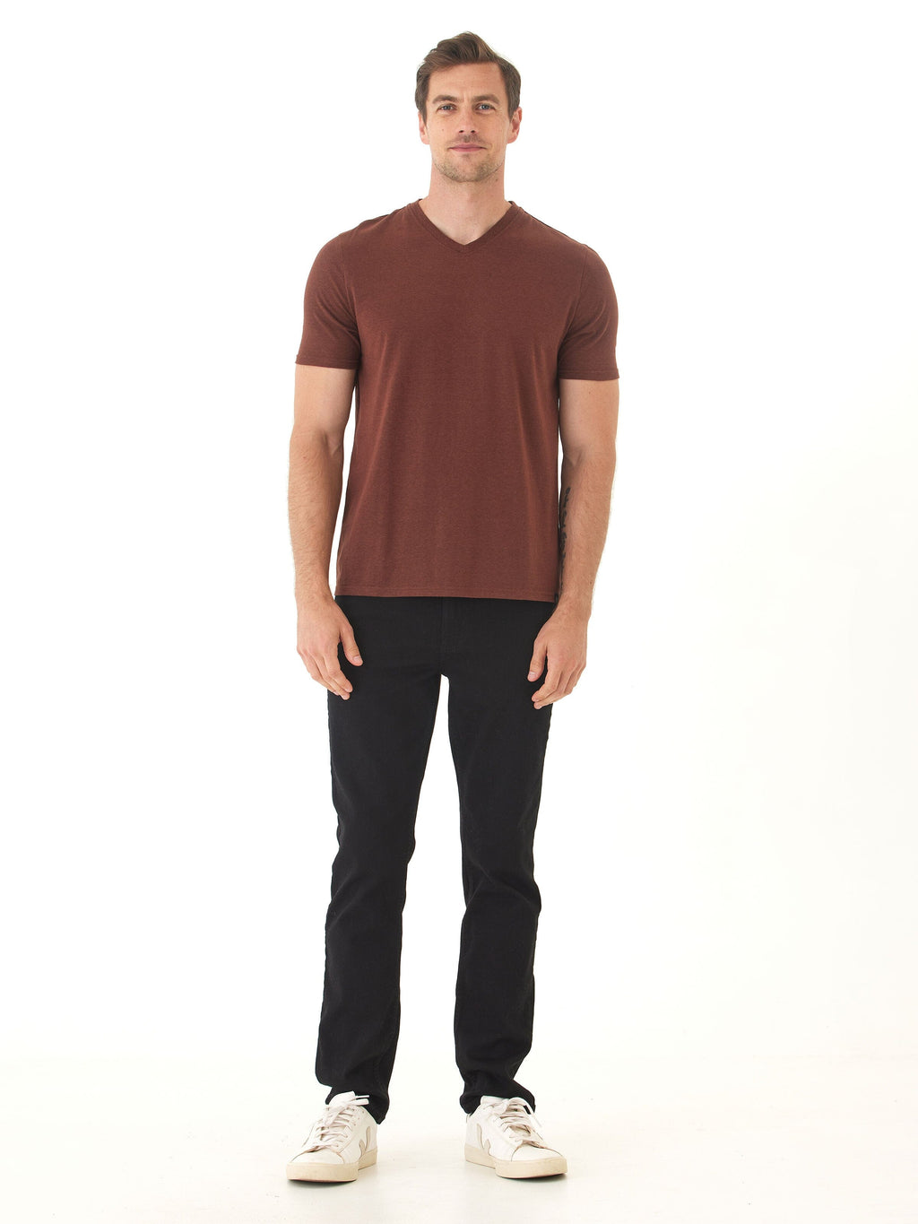 Men's Core Triblend Jersey V-Neck Tee