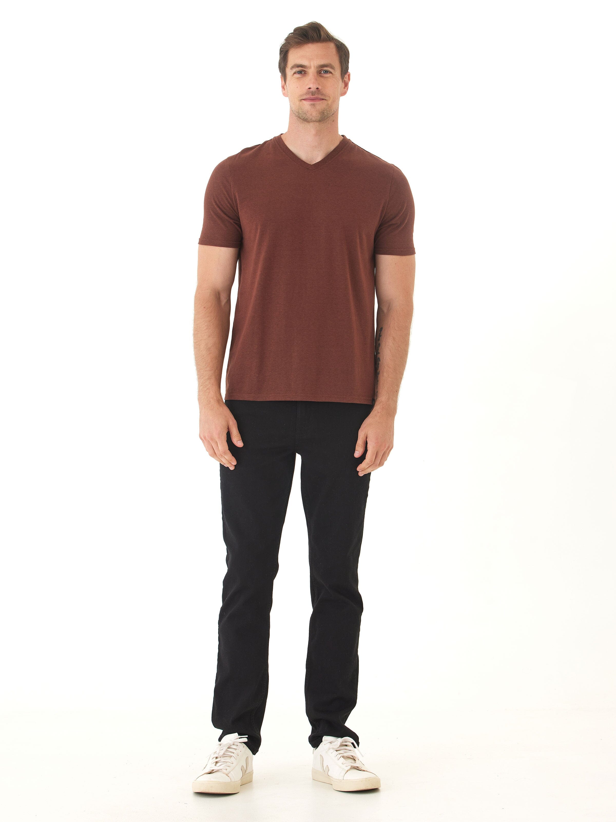 Men's Core Triblend Jersey V-Neck Tee