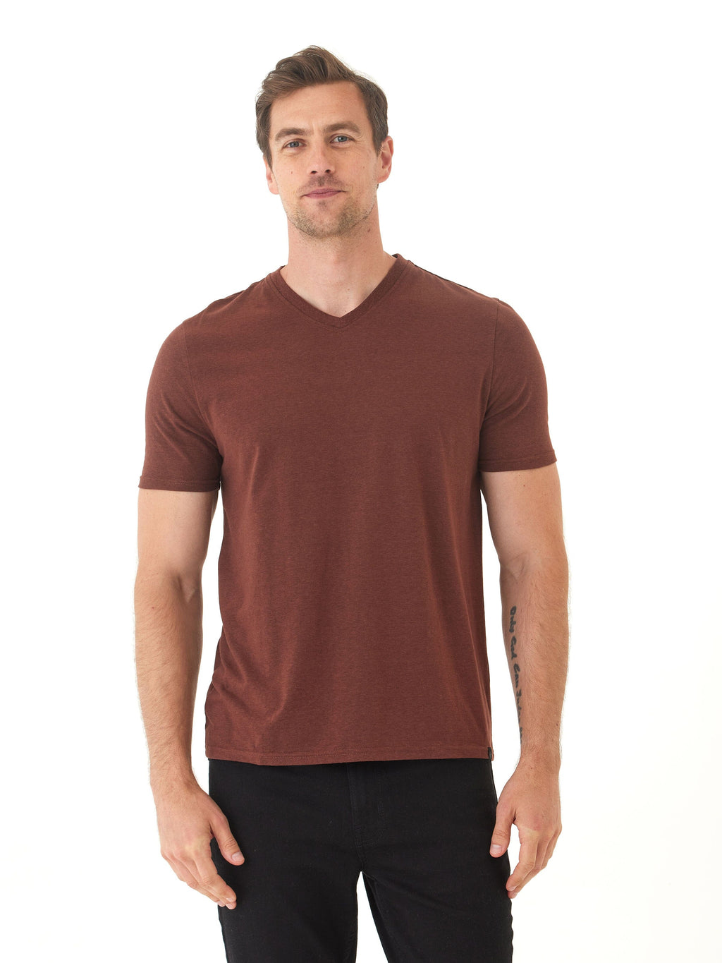 Men's Core Triblend Jersey V-Neck Tee