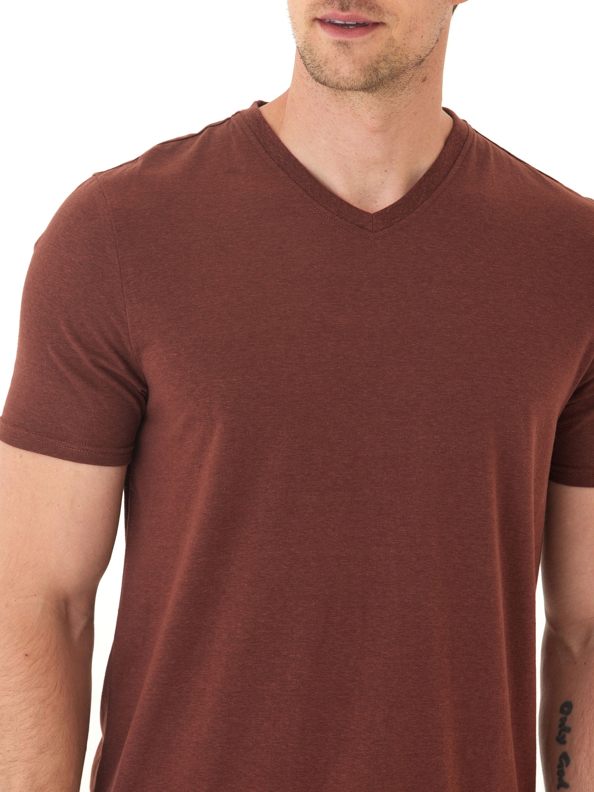 Men's Core Triblend Jersey V-Neck Tee