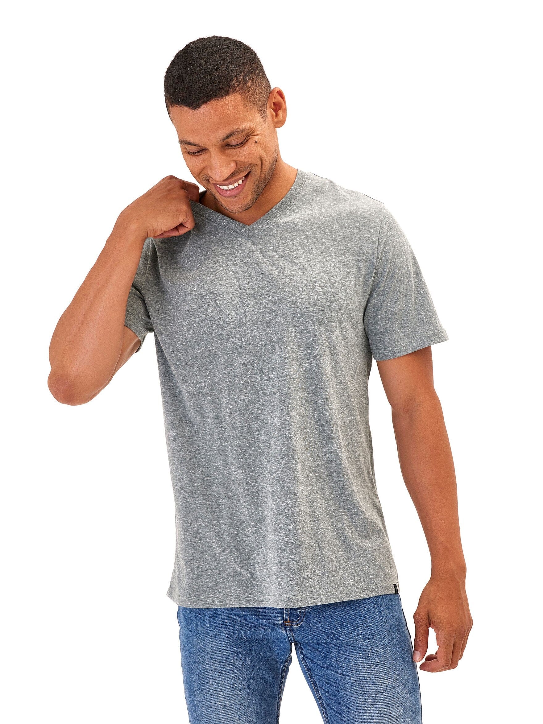 Men's Core Triblend Jersey V-Neck Tee - Everyday Athletic Fit