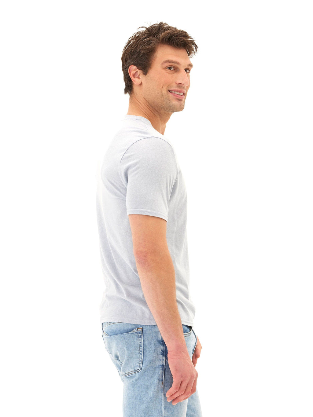 Men's Core Triblend Jersey V-Neck Tee - Ultra-Soft Everyday Shirt