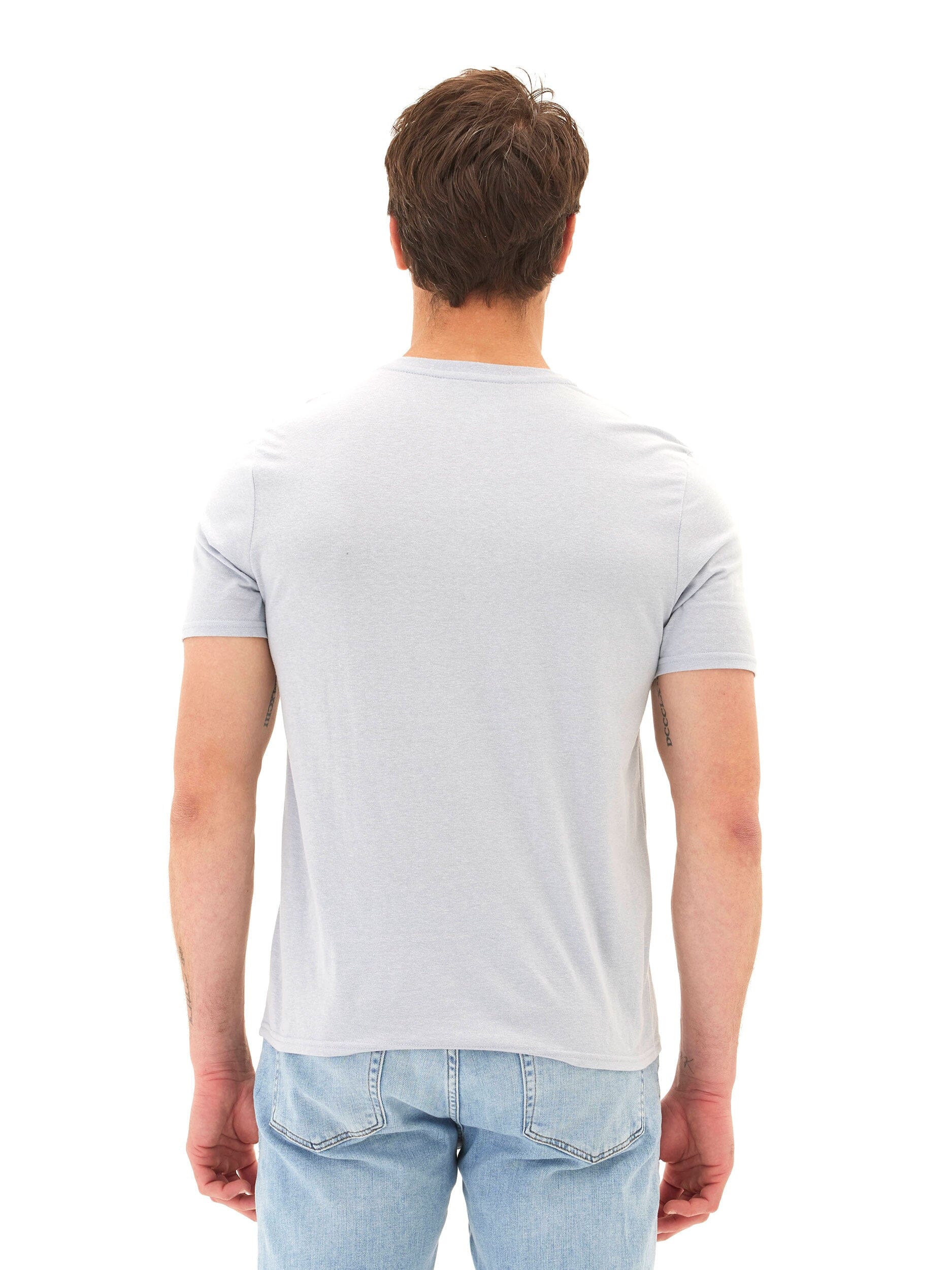 Men's Core Triblend Jersey V-Neck Tee - Ultra-Soft Everyday Shirt