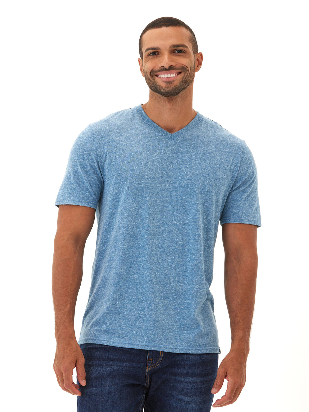 Men's Core Triblend Jersey V-Neck Tee