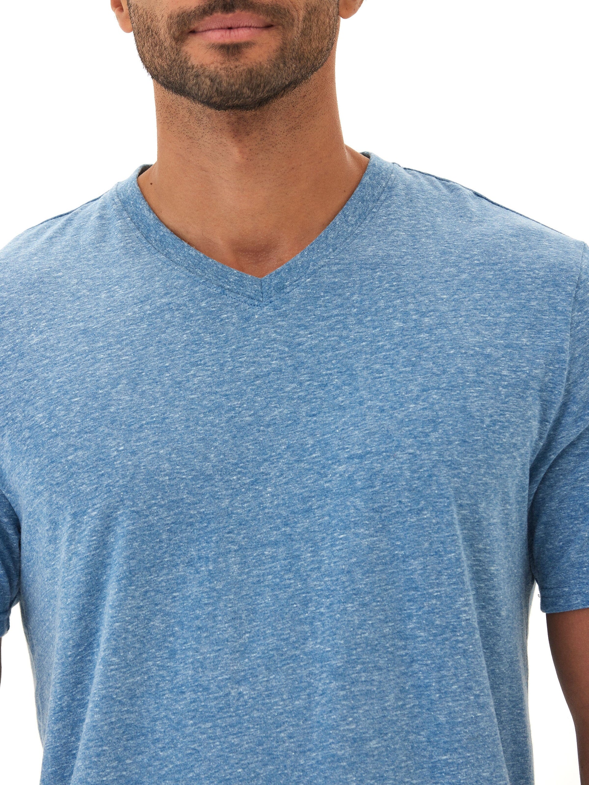 Men's Core Triblend Jersey V-Neck Tee