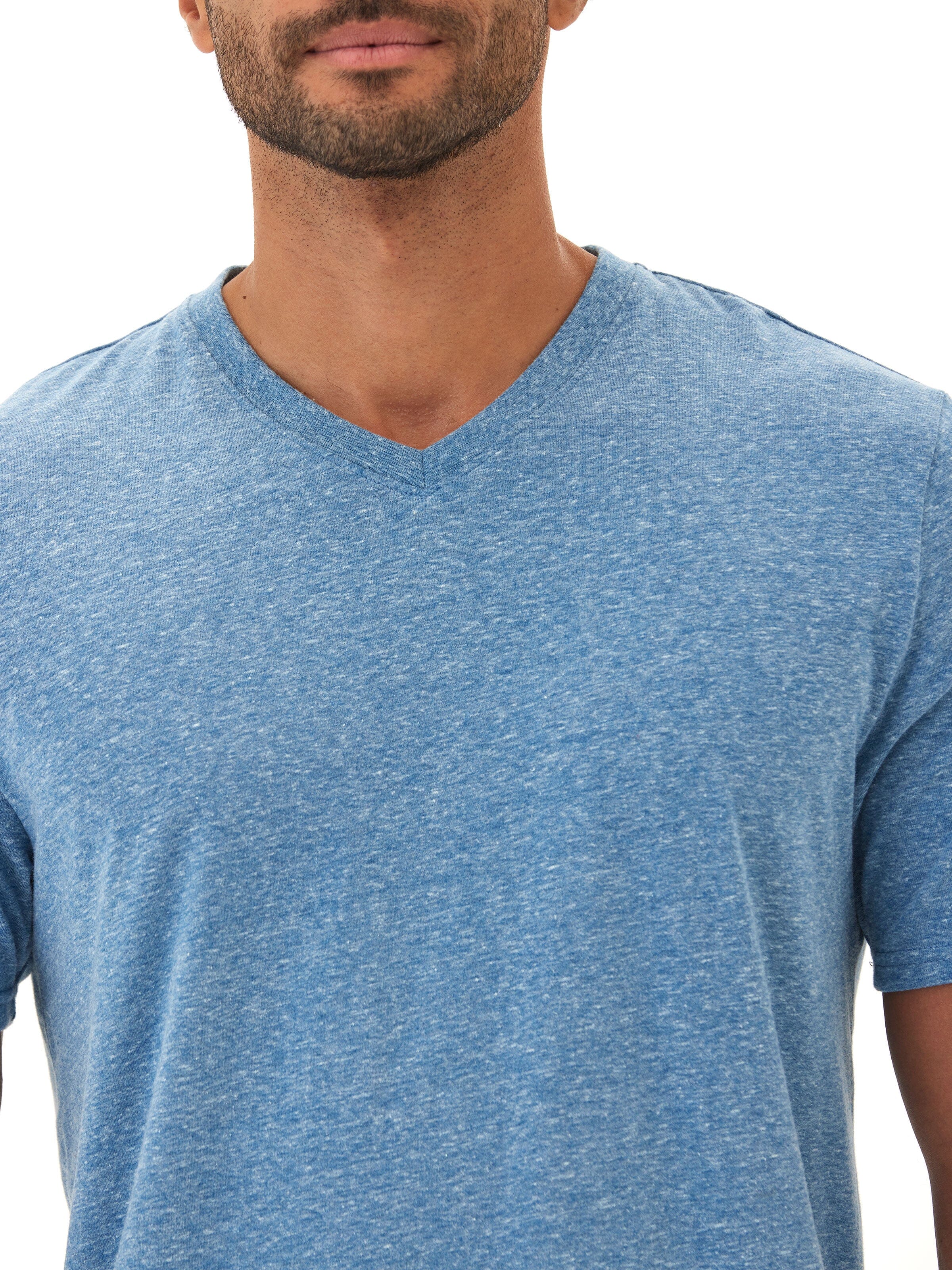Men's Core Triblend Jersey V-Neck Tee