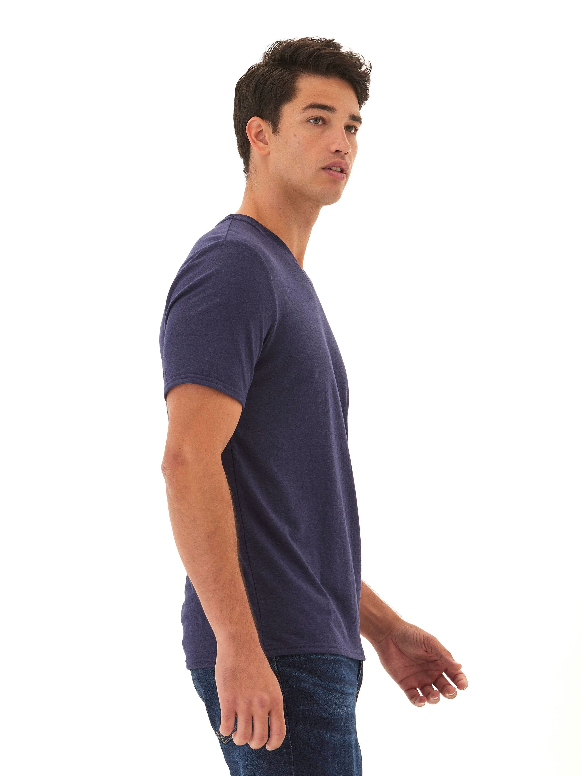 Men's Core Triblend Jersey V-Neck Tee