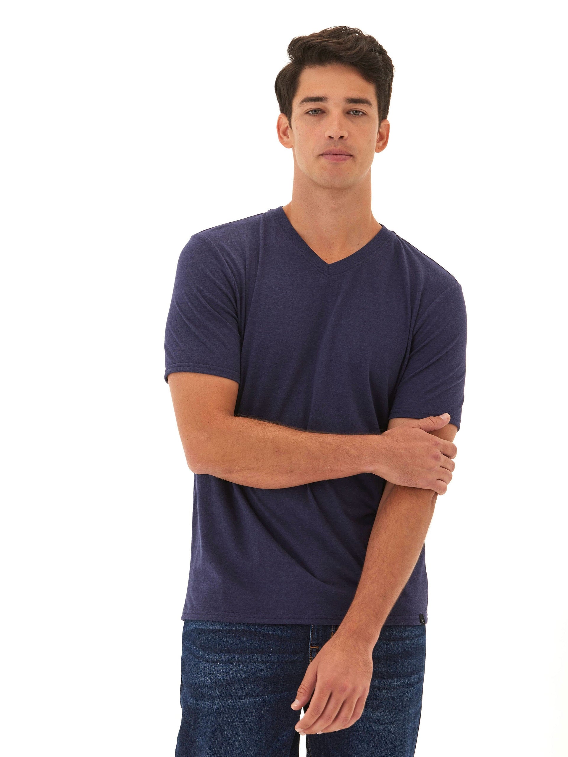 Men's Core Triblend Jersey V-Neck Tee