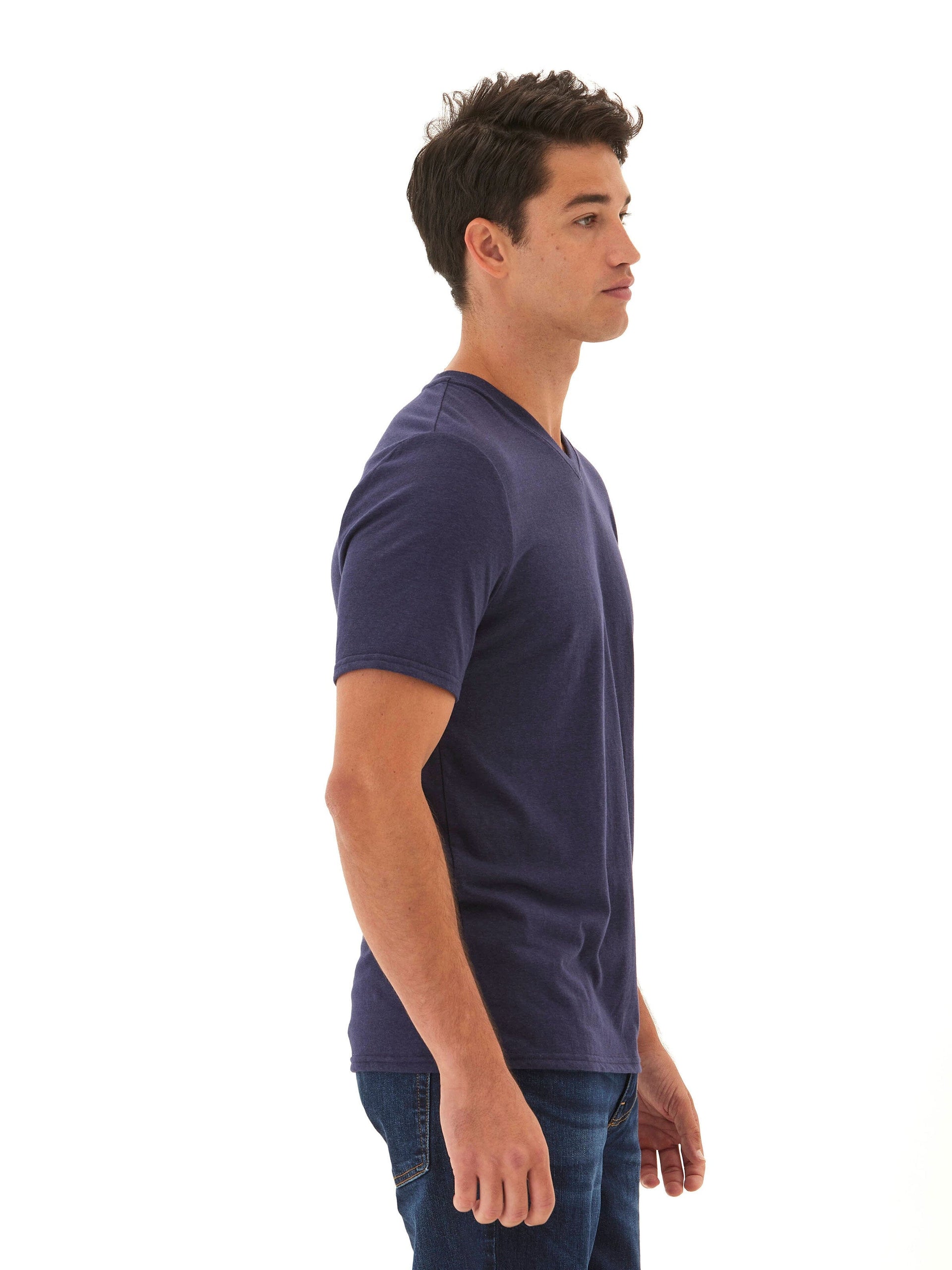 Men's Core Triblend Jersey V-Neck Tee