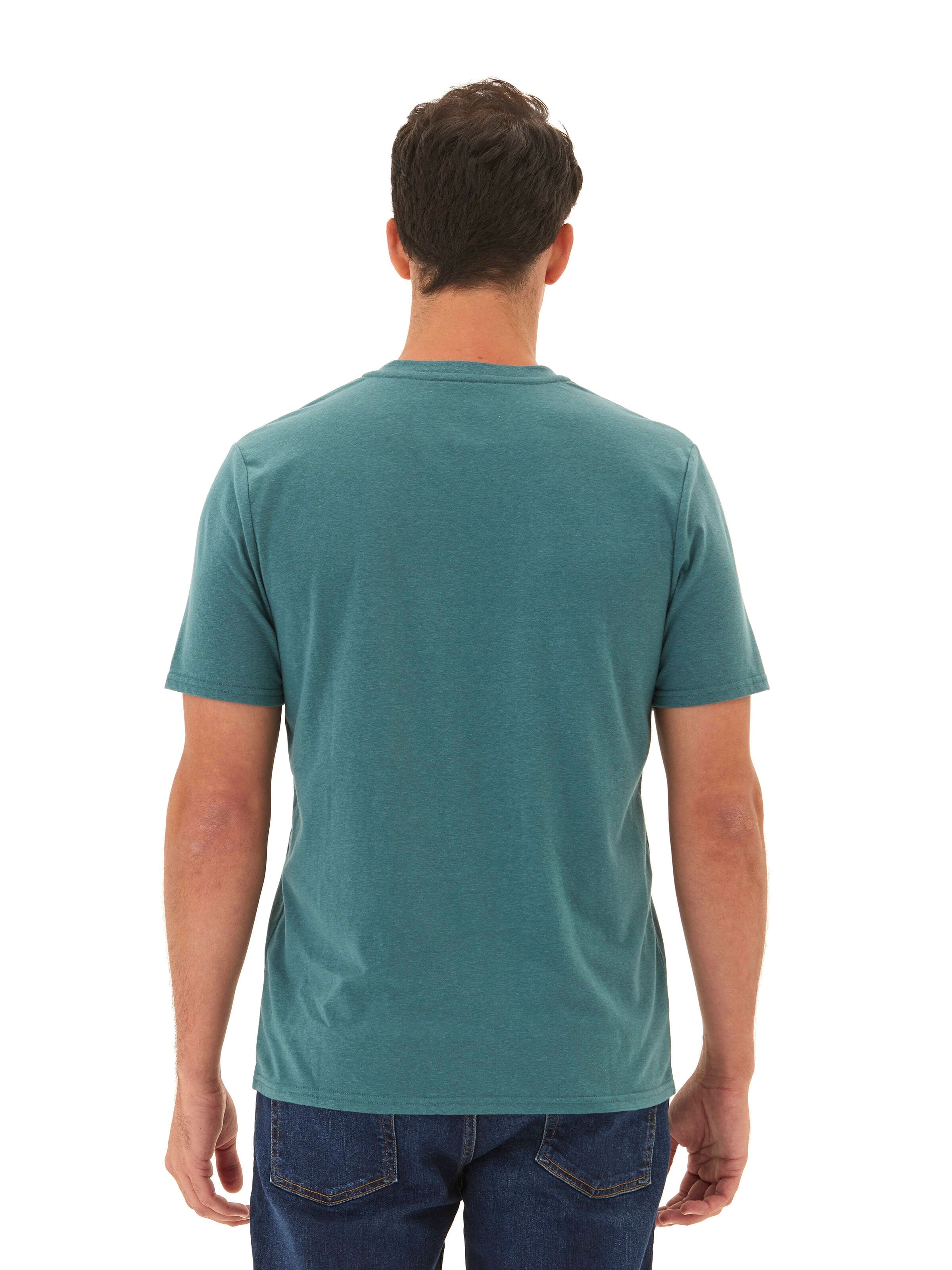Men's Core Triblend Jersey V-Neck Tee in Teal
