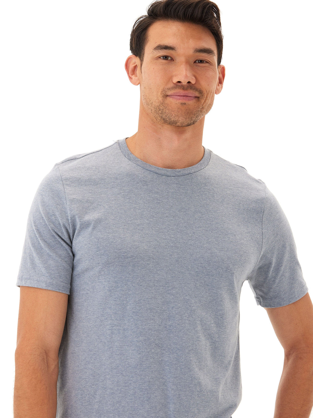 Men's Core Triblend Jersey Crew Neck Tee, soft classic t-shirt design