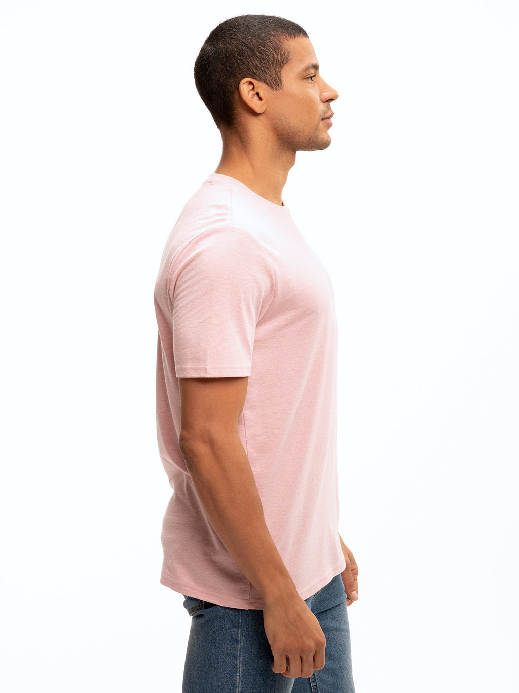 Men's Core Triblend Jersey Crew Neck Tee