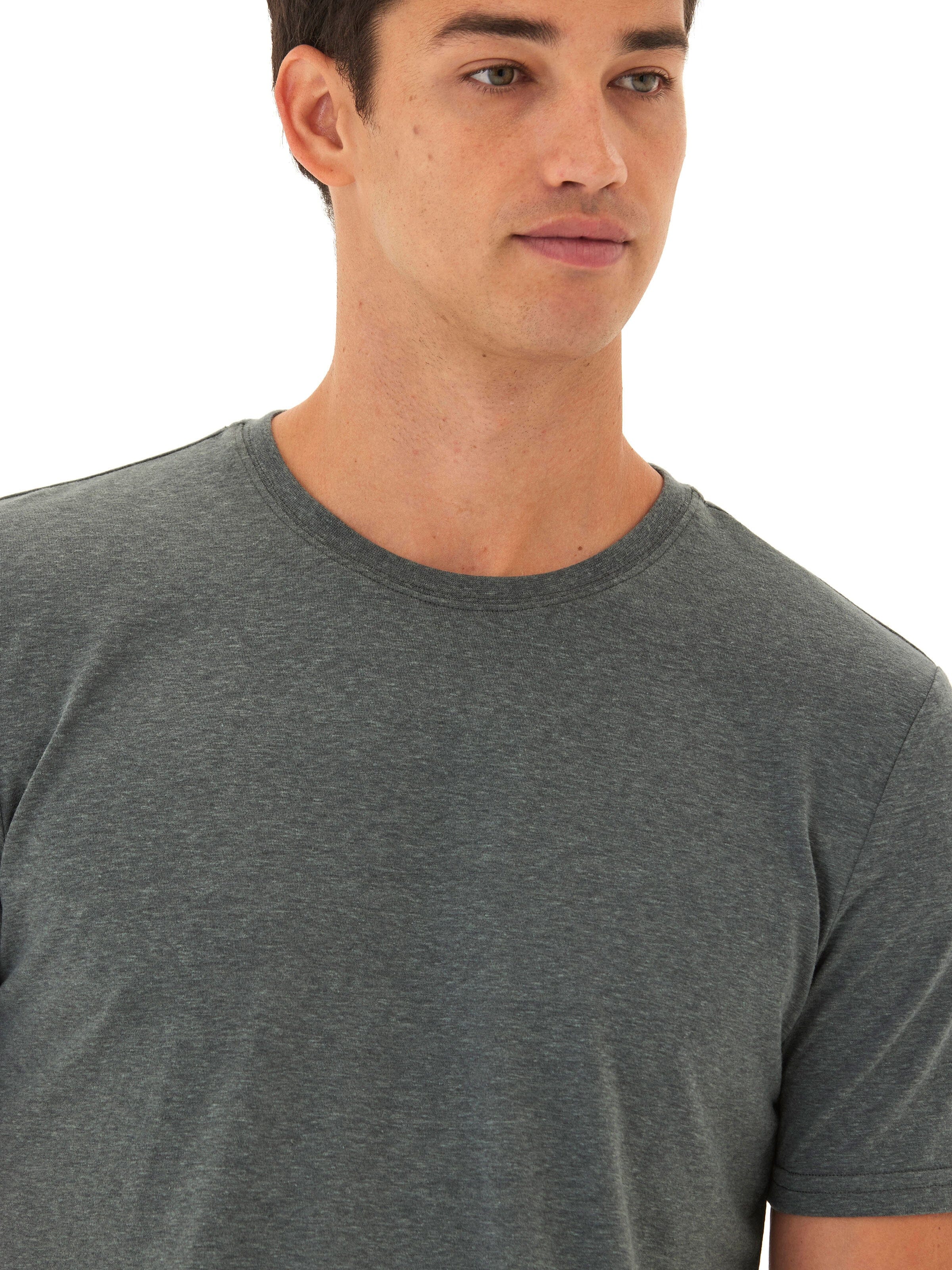 Men's Core Triblend Jersey Crew Neck Tee