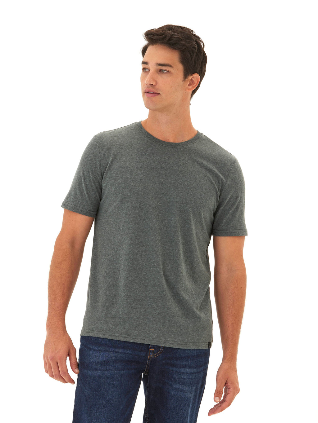Men's Core Triblend Jersey Crew Neck Tee
