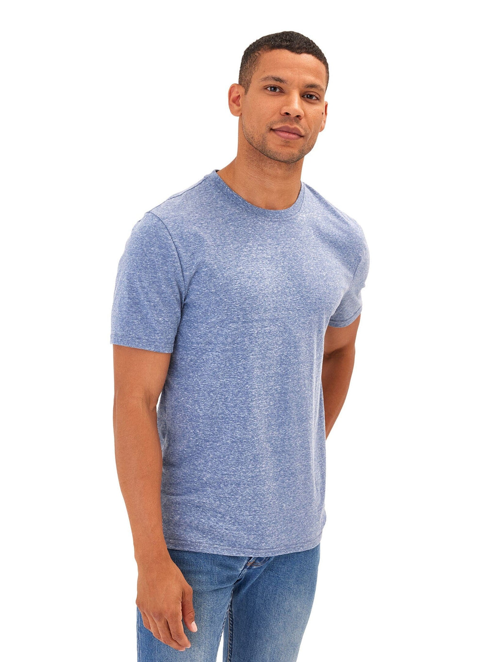 Men's Core Triblend Jersey Crew Neck Tee
