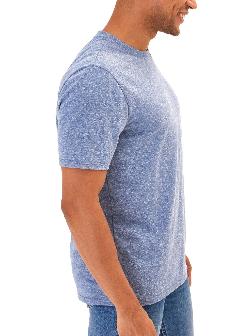Men's Core Triblend Jersey Crew Neck Tee