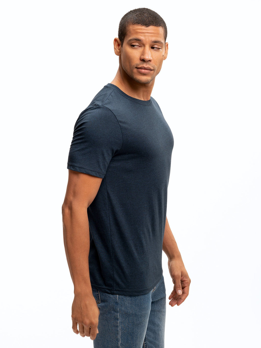 Men's Core Triblend Jersey Crew Neck T-Shirt