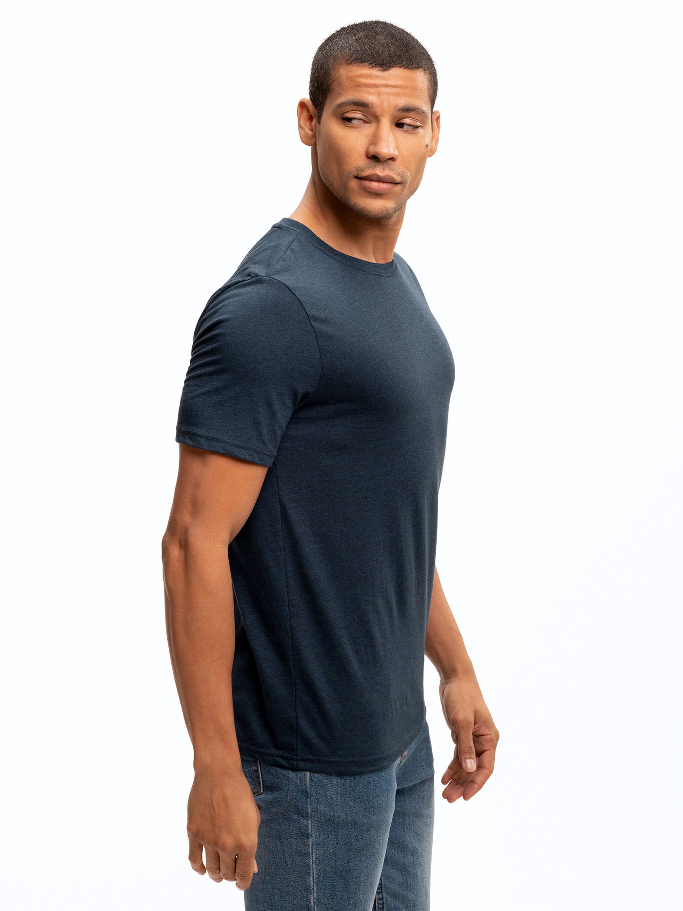 Men's Core Triblend Jersey Crew Neck T-Shirt