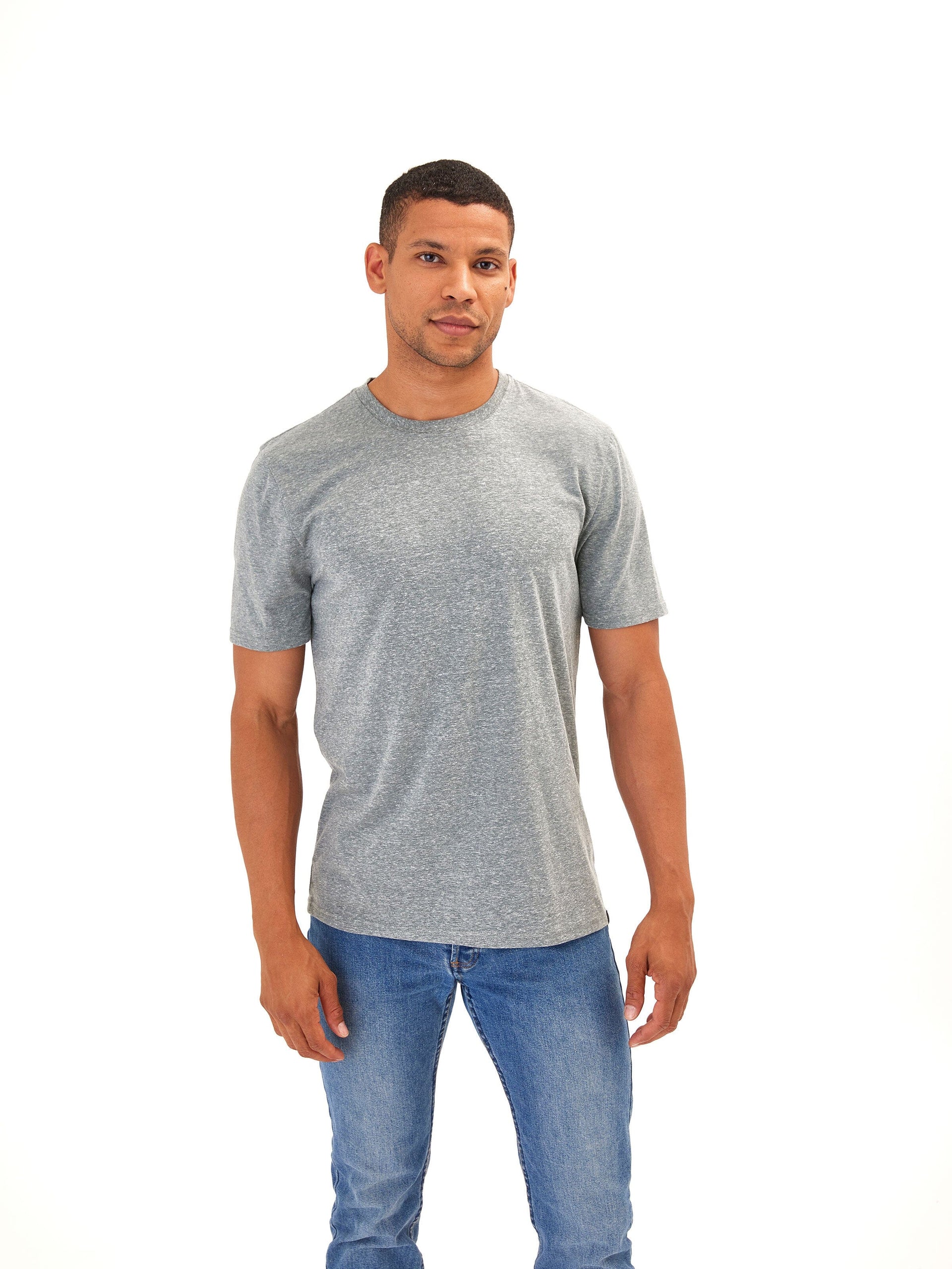 Men's Core Triblend Jersey Crew Neck Tee