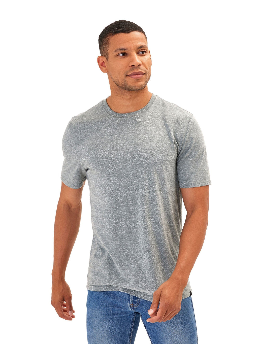 Men's Core Triblend Jersey Crew Neck Tee