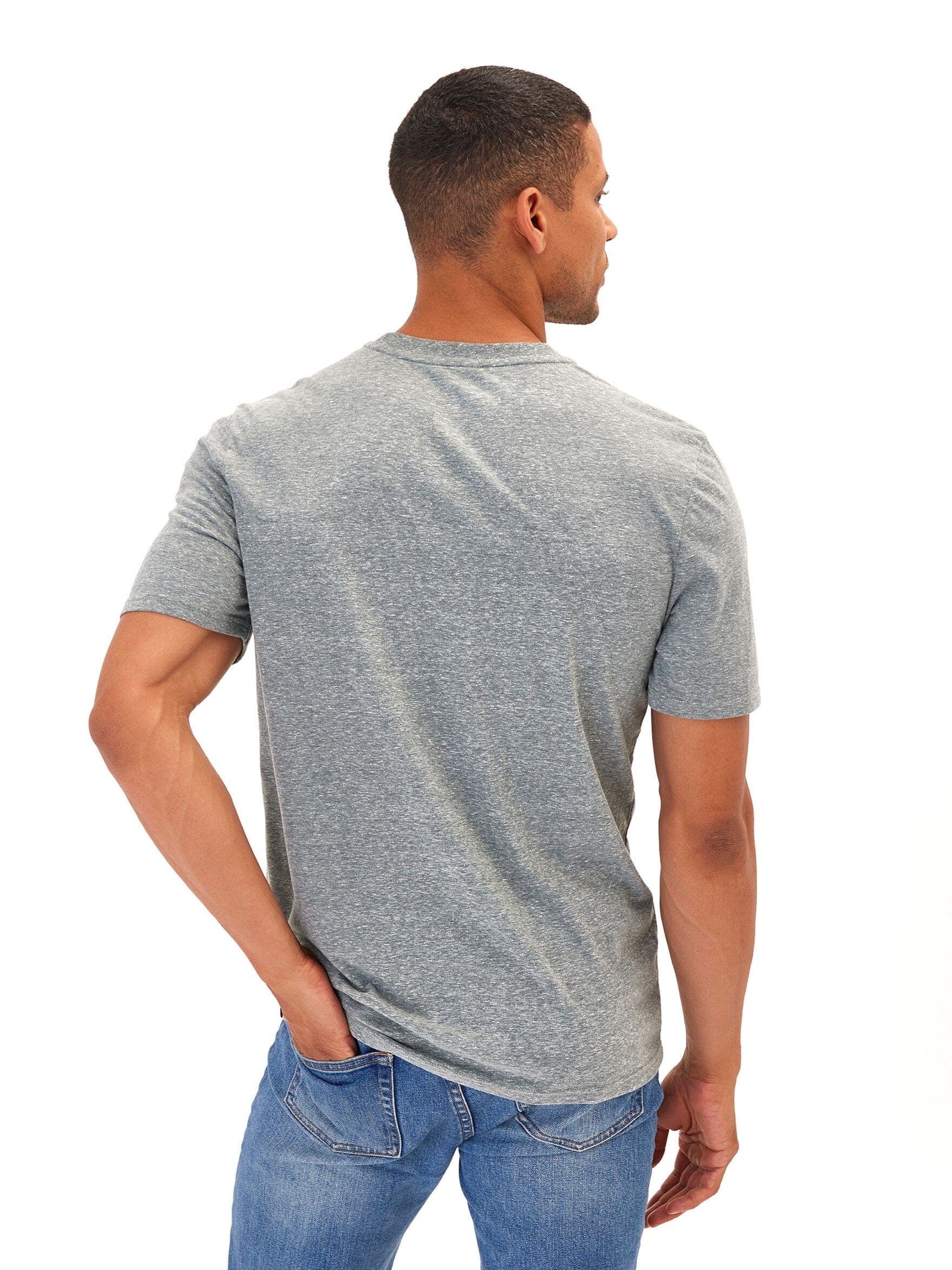 Men's Core Triblend Jersey Crew Neck Tee