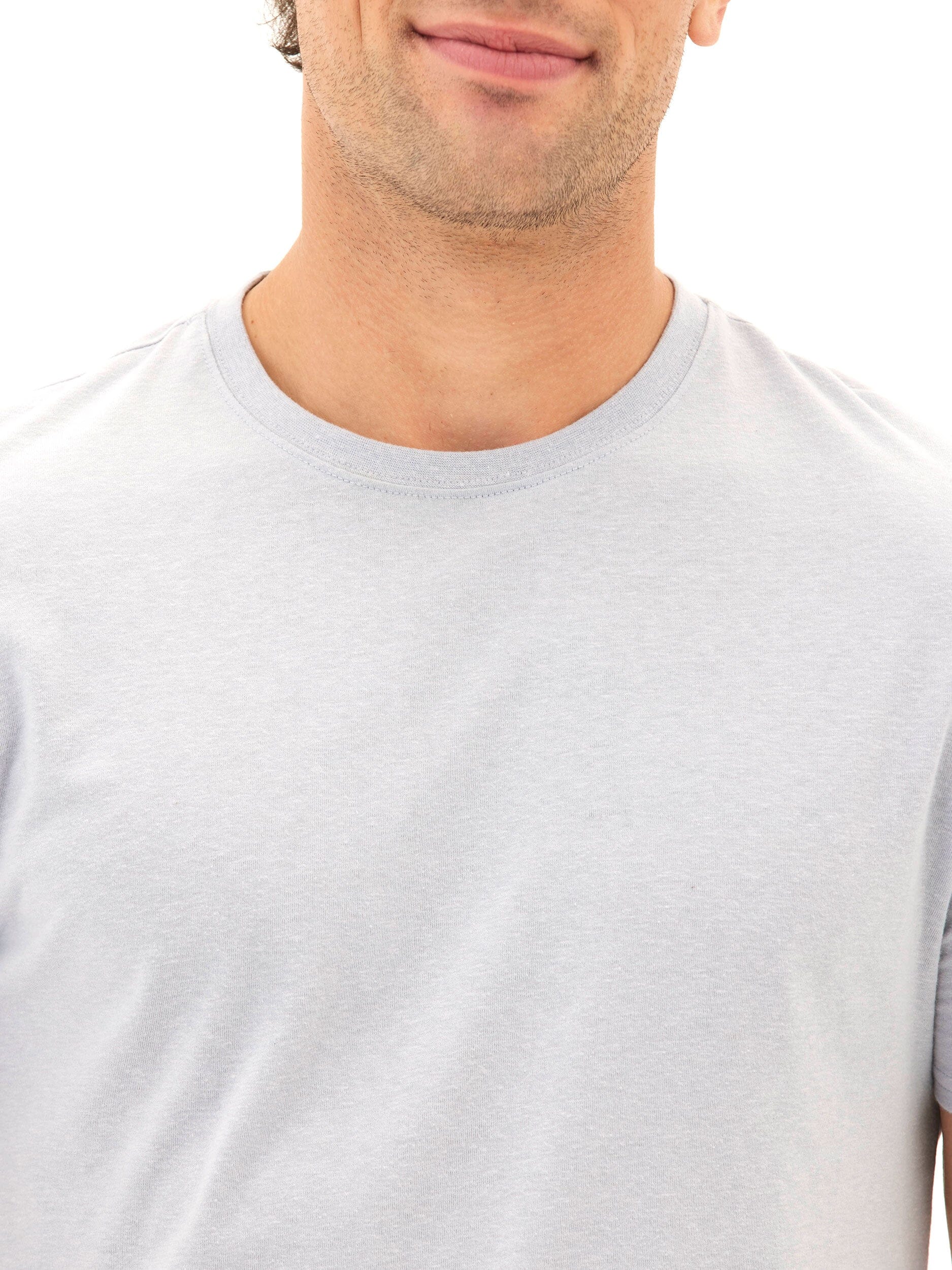 Men's Core Triblend Jersey Crew Neck Tee: Essential Everyday Fit