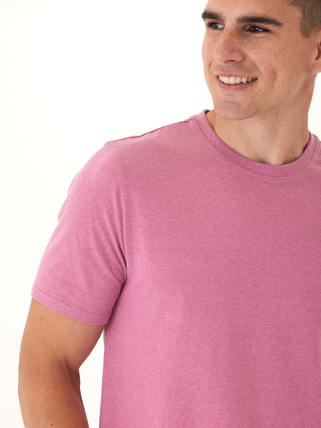 Men's Core Triblend Jersey Crew Neck Tee: Soft Everyday Basic
