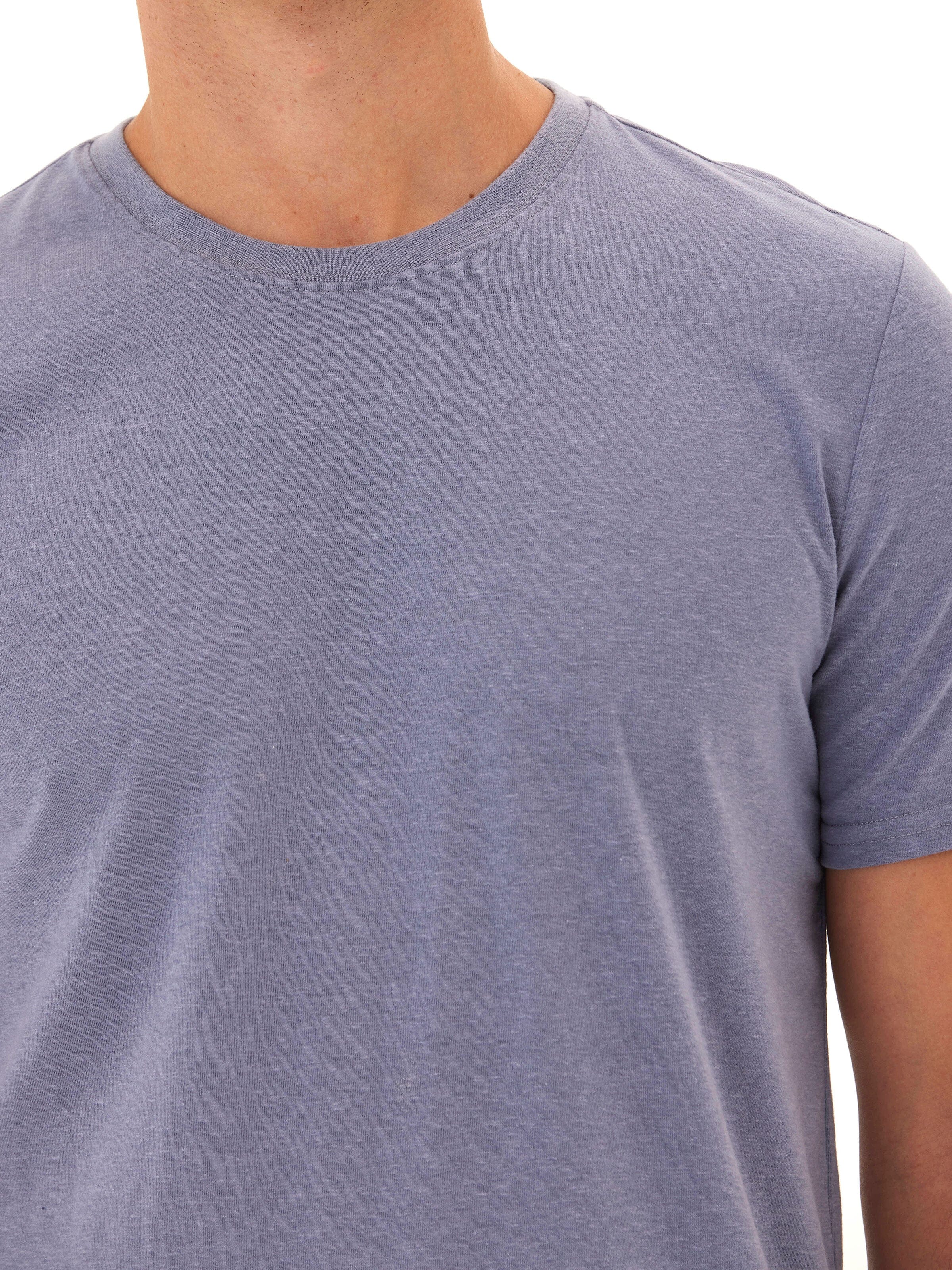 Men's Core Triblend Jersey Crew Neck Short Sleeve T-Shirt