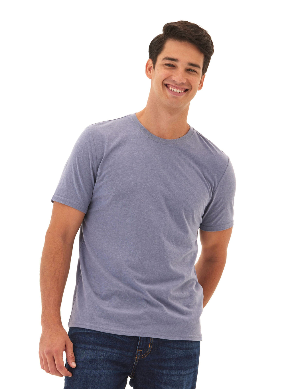 Men's Core Triblend Jersey Crew Neck Short Sleeve T-Shirt