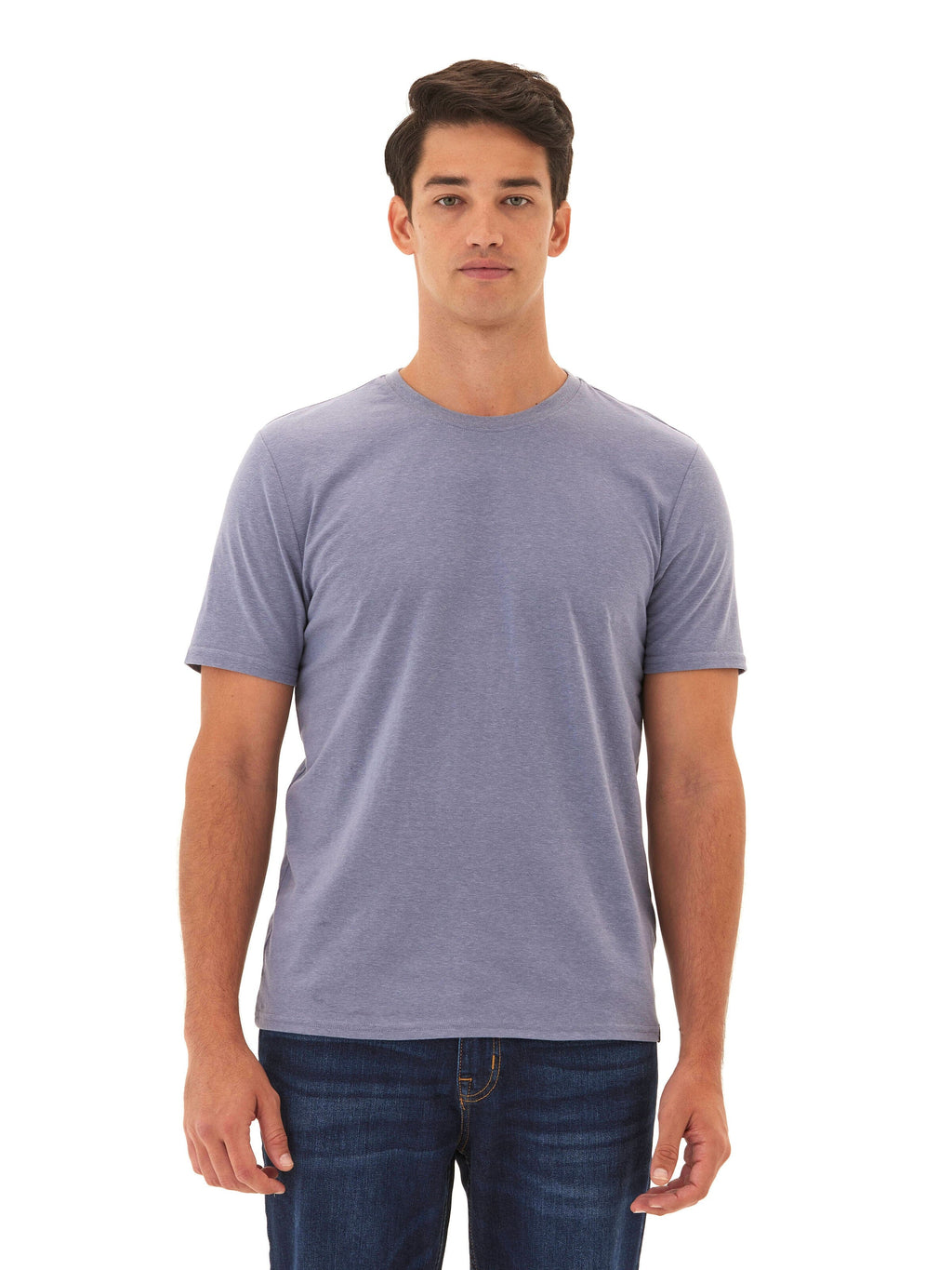 Men's Core Triblend Jersey Crew Neck Short Sleeve T-Shirt